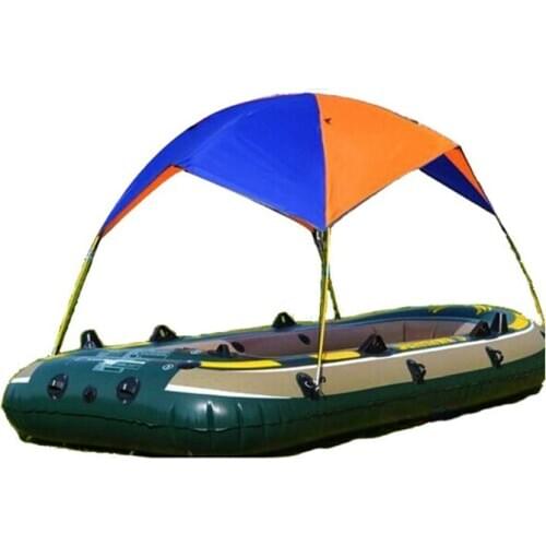 Portable durable Inflatable Fishing Sun Shade Rain Canopy Sailboat Awning Top Boat Shelter Kayak Kit Accessories