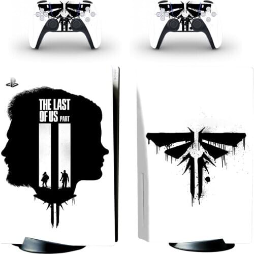 The Last Of Us Style PS5 Skin Sticker for Playstation 5 Console & 2 Controllers Decal Vinyl Protective Skins Style 15