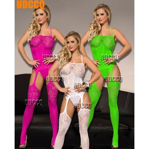 Sexy Body Stocking lingerie costumes sexy underwear women sex product erotic lingerie porn babydoll/baby doll dress Garter 8810