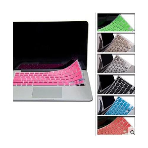 US, 12'' Laptop Soft Silicone Colorful KeyBoard Case Protector Cover Skin For MacBook Pro Air Retina 11 12 13 15 Waterproof