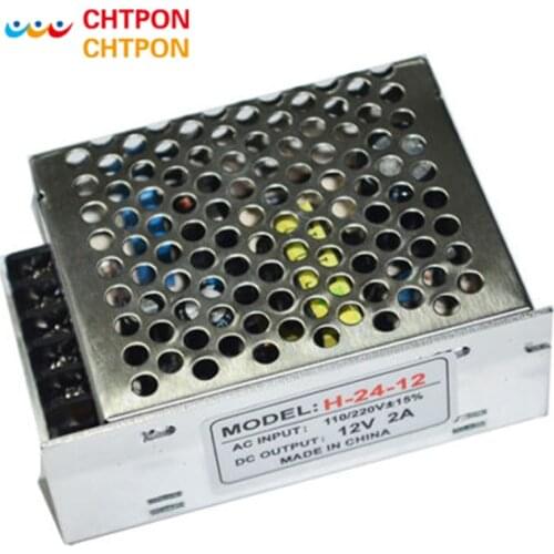 Led strip lights 12V 2A 24w Switching led Power Supply Lighting Transformers led driver for 3528 5050 5730 RGB LED strips