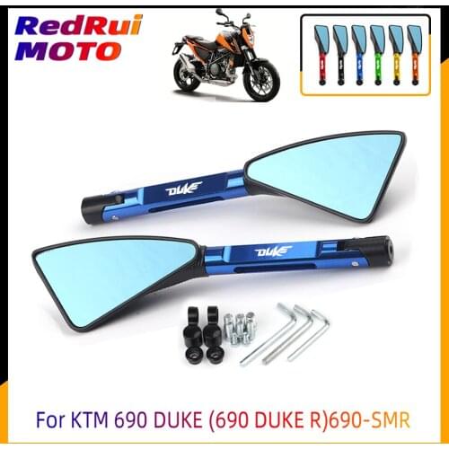 For KTM 690 DUKE (690 DUKE R)690-SMR Universal Motorcycle Accessories CNC Aluminum Rear View Rearview Side Mirror