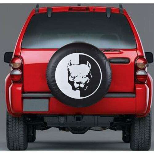 Universal PVC Leather Spare Tire Wheel Cover Case Protector Bag Pouch For Jeep Wrangler Liberty Gladiator J12