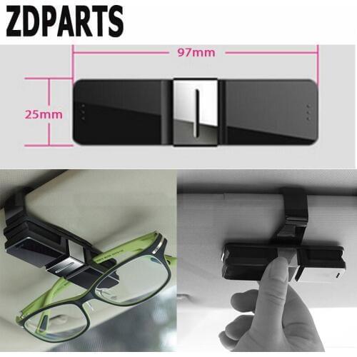 ZDPARTS Car Styling Sunglass Eyeglasses Card Holder Clip For Renault Megane 2 Logan Captur Alfa Romeo 159 Chevrolet Cruze Jeep