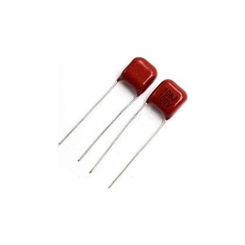 105 1uF 100V CBB Polypropylene film capacitor pitch 5mm 105 100V1UF