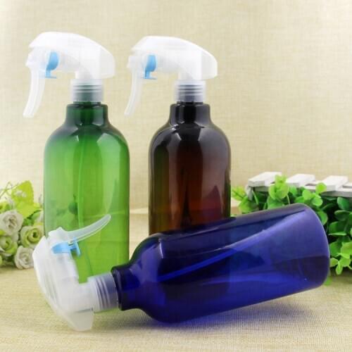 2/10pcs 500ml plastic perfume bottle trigger spray bottle small mouse M gun DIY Clear Cosmetic Liquid Water Sub bottling Package