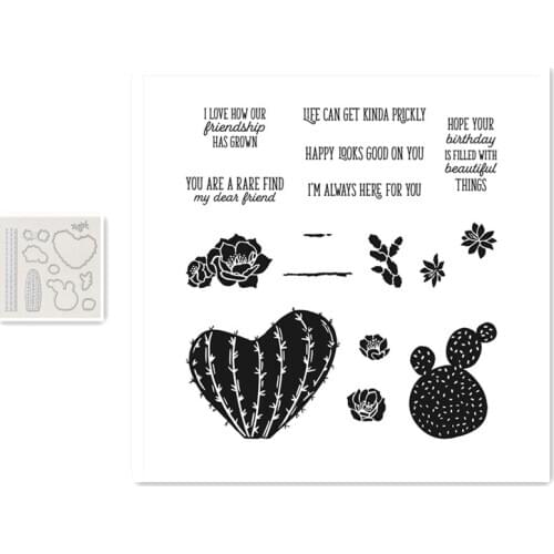 2021 New Metal Cutting Dies And Stamps Stencils for DIY Scrapbook Album Photo Embossing Handmade Decorations Making Cactus