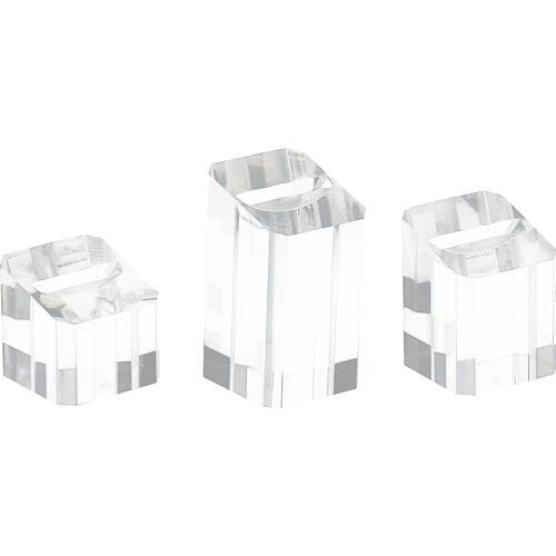 3 Pieces/Set Acrylic Ring Jewelry Display Holder Stand Organizer S/M/L