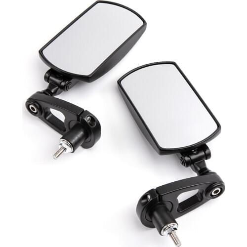 Motorcycle Mirrors Accessories Aluminum 7/8" 22mm Handlebar End Rear View Mirror For Triumph Street Triple For Guzzi MV Agusta