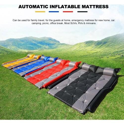 Auto MultiFunction Automatic Inflatable Air Mattress SUV MPV Special Air Mattress Car Bed Adult Sleeping Mattress Car Travel Bed