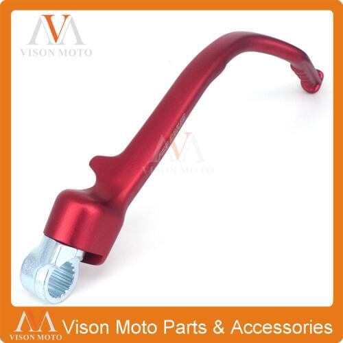 Red Forged Aluminum Kick Start Starter Lever Pedal Arm For Honda CRF250R 12-16 Motorcycle Dirt Pit Bike Motocross