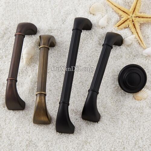 HOT 10PCS European Antique Kitchen Door Furniture Handles Hardware Cupboard Wardrobe Drawer Wine Cabinet Pulls Handles and Knobs