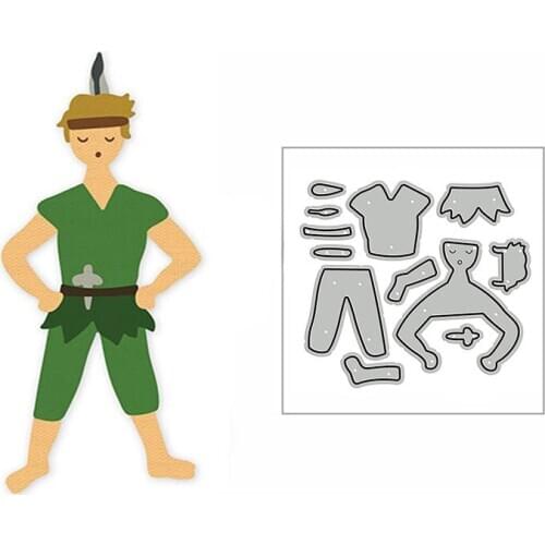 New Pretty Boy Adults Human 2020 Metal Cutting Dies for DIY Scrapbooking and Card Making Decorative Embossing Mold No Stamps