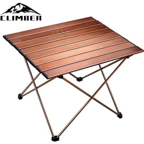 New Store Folding Camping Table with Carry Bag Outdoor Picnic Foldable Table Lightweight Aluminum Desk for Camping Hiking BBQ