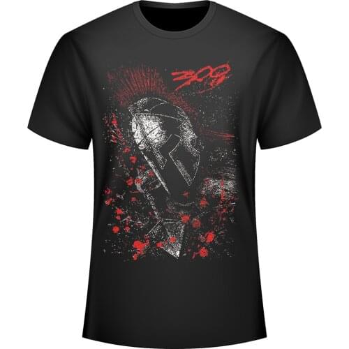 Sparta 300 Warrior Leonidas T-Shirt. Fashion Design Summer Cotton Short Sleeve O-Neck Mens T Shirt New S-3XL