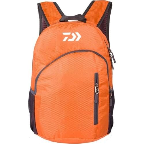 Outdoor Men Foldable Fishing Bag Casual Multifunctional Shoulder Backpack Climbing Camping Travel Multi-Purpose Sports Bags