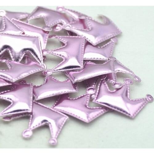 38mm*50mm 30PCS/Pack Light Pink Ultrasonic Sewing Crown Decals,DIY Crafts,Sewing Material Free Shipping