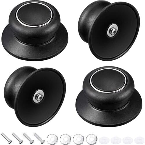 4 Pieces Pot Lid Knob Pan Lid Holding Handle Universal Kitchen Cookware Lid Replacement Knob Retail