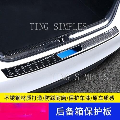 Car Styling Accessories Interior & Exterior Rear Trunk Protector Sill Plate Cover Guard Trim Fit For Toyota Camry XV70 2018 2019