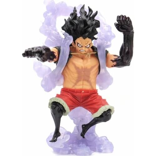 Anime One Piece KOA Art King 4th Gear Snake Man Luffy Figure Toys