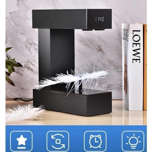 Anti-Gravity Time Hourglass Anti-Gravity Suspended Water Drops Backward Office Decoration Black Technology Creative Birthday Gif