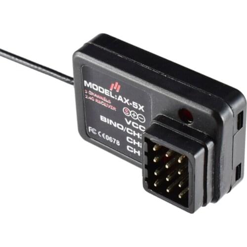 AUSTAR AX-5S Transmitter 2.4G 3CH Receiver For AX-5S Transmitter Q65 MN90 1/10 1/8 Crawler TRX4 Axial SCX10 D90 RC Car