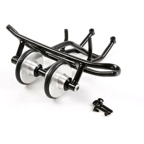 Rear Wheel Bar Wheelie Bar With Double Wheel Fit for 1/5 HPI ROVAN KM BAJA 5B 5T 5SC