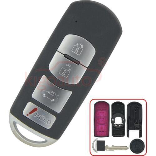 WAZSKE13D01 smart key case 4 button for Mazda CX-5 2013 2014 kigoauto