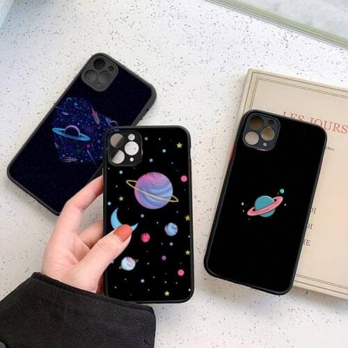 Magic Starry Sky Phone Case For iphone 12 11 7 8 plus mini x xs xr pro max matte transparent cover