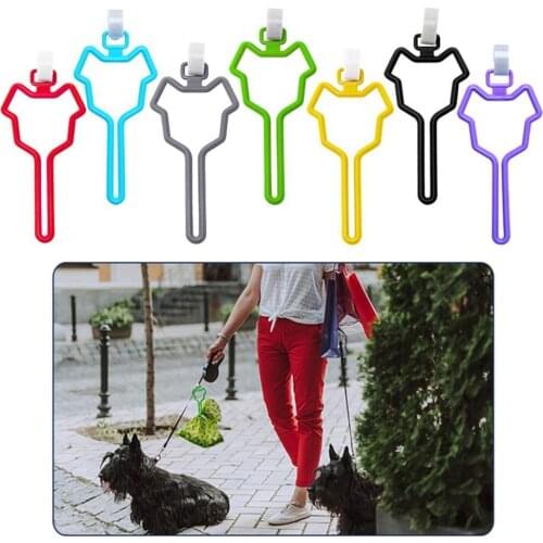 Dog Traction Distributor Hands-free Dog Poop Bag Holder Sturdy Durable Used for Towing Rope To Fix Garbage Bag Pet Supplies