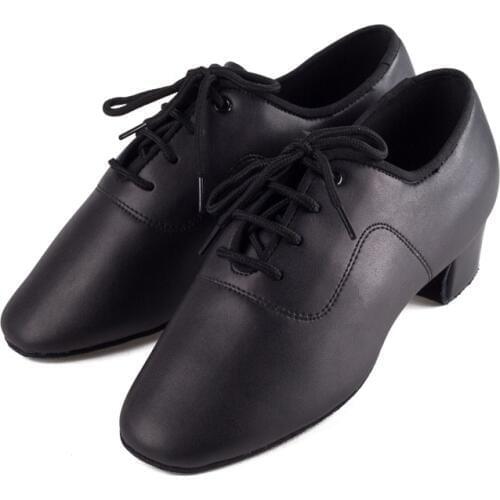 Genuine Leather BD children Latin dance shoes Boys and girls Dance shoes Boy Low-heeled Dancing shoes Genuine 802 Bright leather