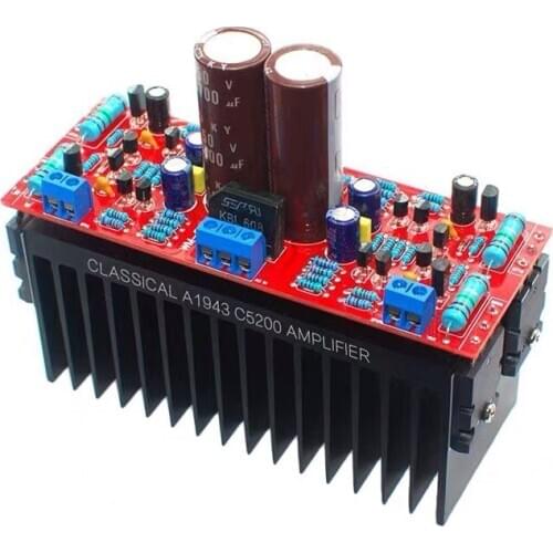 DIY Kit A1943/C5200 Tube Amplifiers Audio Board Dual AC12-28V High Power Amplifier Board Stereo HIFI AMP