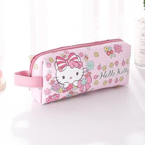 TAKARA TOMY Hello Kitty Travel Wash Bag Storage Bag Cartoon Cute Portable Handbag Cosmetic Ladies Waterproof Cosmetic Bag