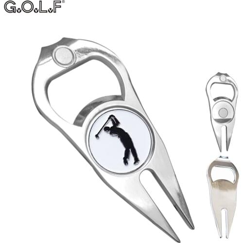 Golf Divot Repair Tool w Ball Marker A Unique and Multi-Functional Golf Accessory made of zinc alloy for long lasting durability