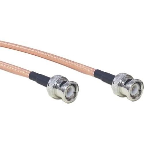 BNC Male to BNC male Plug RF Coax Cable Adapter RG142 50cm/100cm long high quality low loss Wholesale price