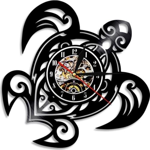 Best selling vinyl clock cute pet animal record wall clock Vinyl Wall Clock retro nostalgia