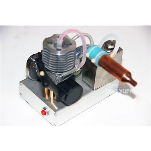 Methanol Engine Mini DIY Combustion Engine Motor Gasoline Petrol Engine Electric Generating Set Unit For Lighting Charging
