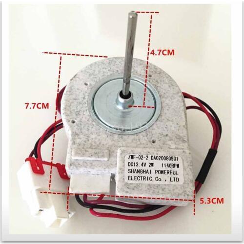 1pcs for refrigerator freezer Double open the door Fan motor for ZWF-02-2 12v good working