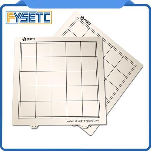 2pcs New 300 * 300mm Spring Steel Sheet Heat Bed Platform 3D Printer Printing Buildplate For TEVO Tornado Lulzbot Taz6 Printer