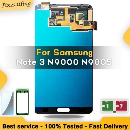 New Super AMOLED LCD Display 100% Tested Working Touch Screen Assembly For Samsung Galaxy Note 3 N9000 N9005 N9006 N900K N900T