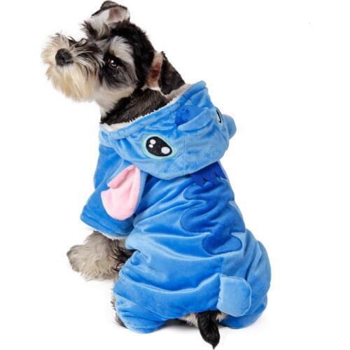 NACOCO Dog Stitch Clothes Cat Apparel Adorable Costume Double Layer Soft Wool Fabric and Fleece Multi Sizes