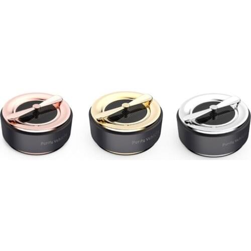 Car Air Freshener Solar Energy Rotary Aromatherapy Essential Oil Diffuser Automobile Interior Decoration Accessories R2LC