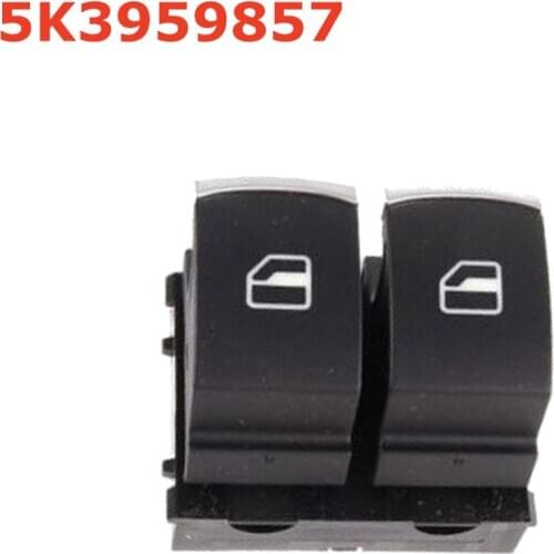 Electric Window Switch Front Driver Side 5K3959857 Fit for VW Golf 5 6 Touran Passat Caddy 2009 2010 2011 2012 2013 2014