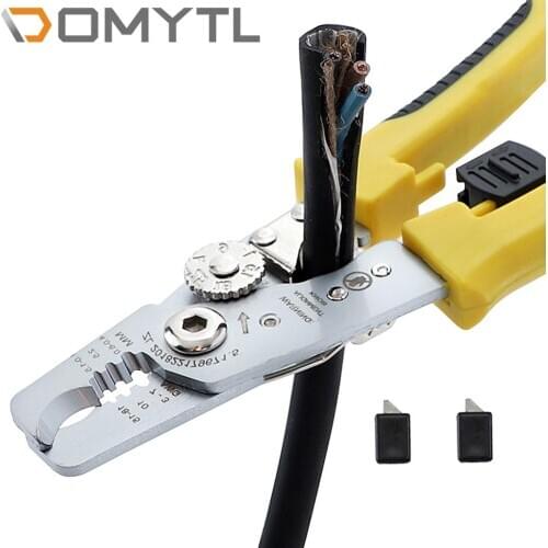 Pliers Multifunctional Peeling 1-6²mm3 Electrician Cutting And Pulling Cable Optical Fiber Peeling Scissors Hand Tools
