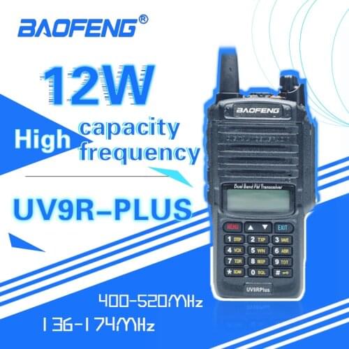 2021 Hot Baofeng UV-9RPlus 10W IP68 Walkie Talkie Waterdichte Dual Band Portable Cb Jacht Ham Radio UV9RPlus U/Vhf Transceiver
