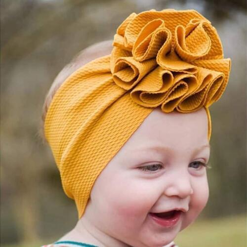 YUXIC Baby Headbands Cute Flower/Dots/Striped/Watermelon Print Newborn Headbands 2020 New Girls Party Hair Accessories