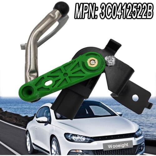 Wooeight 1X New Car Front Right Headlamp Headlight Level Sensor Fit for AUDI Q3 2015 For VW Tiguan Passat Golf CC Eos 3C0412522B