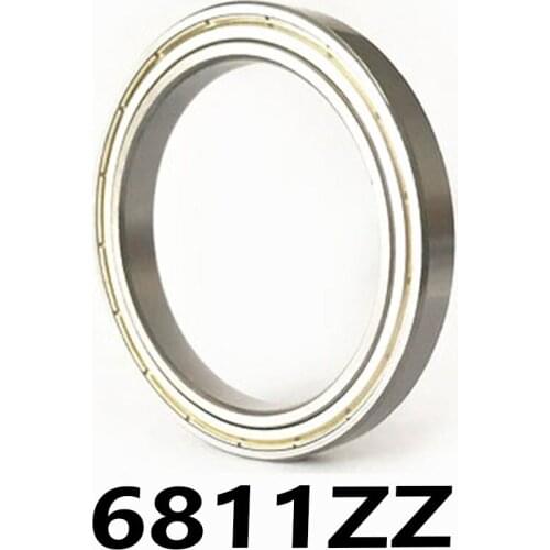1pcs/lot 6811ZZ Deep Groove Ball Thin-wall Bearings 6811-ZZ 6811ZZ 55*72*9mm 55*72*9 High Quality