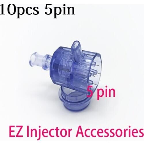 10pcs Disposable 5 pins / 9 pins Ez Vacuum Water Mesotherapy masogun Injection pinhead Needles Tip Negative Pressure Cartridges