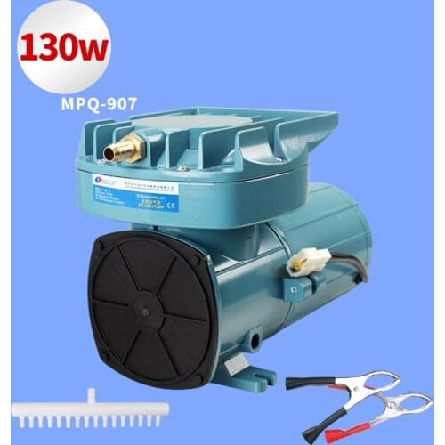 130W 140L/Min Air Pump 12V Aquarium Pump 0.14Mpa for Pond Aquaponics Hydroponics